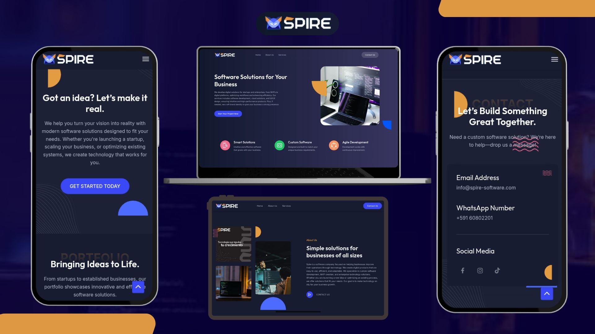 Spire WebSite